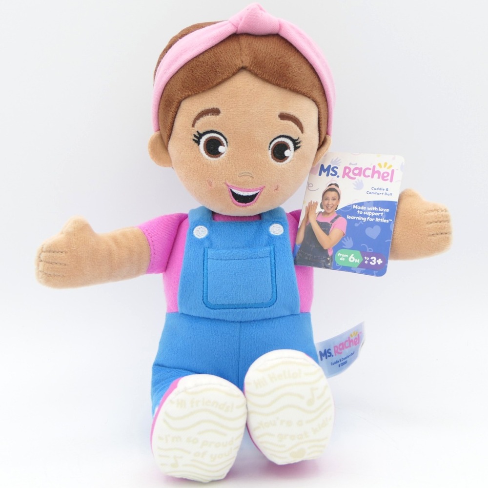Gund Ms. Rachel Cuddle & Comfort Doll Plush Toy 11" For Ages From 6M To 3+ w/Tag
